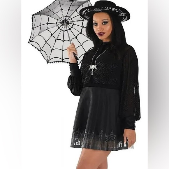 Amscan Dresses & Skirts - Sheer Black Witch Dress